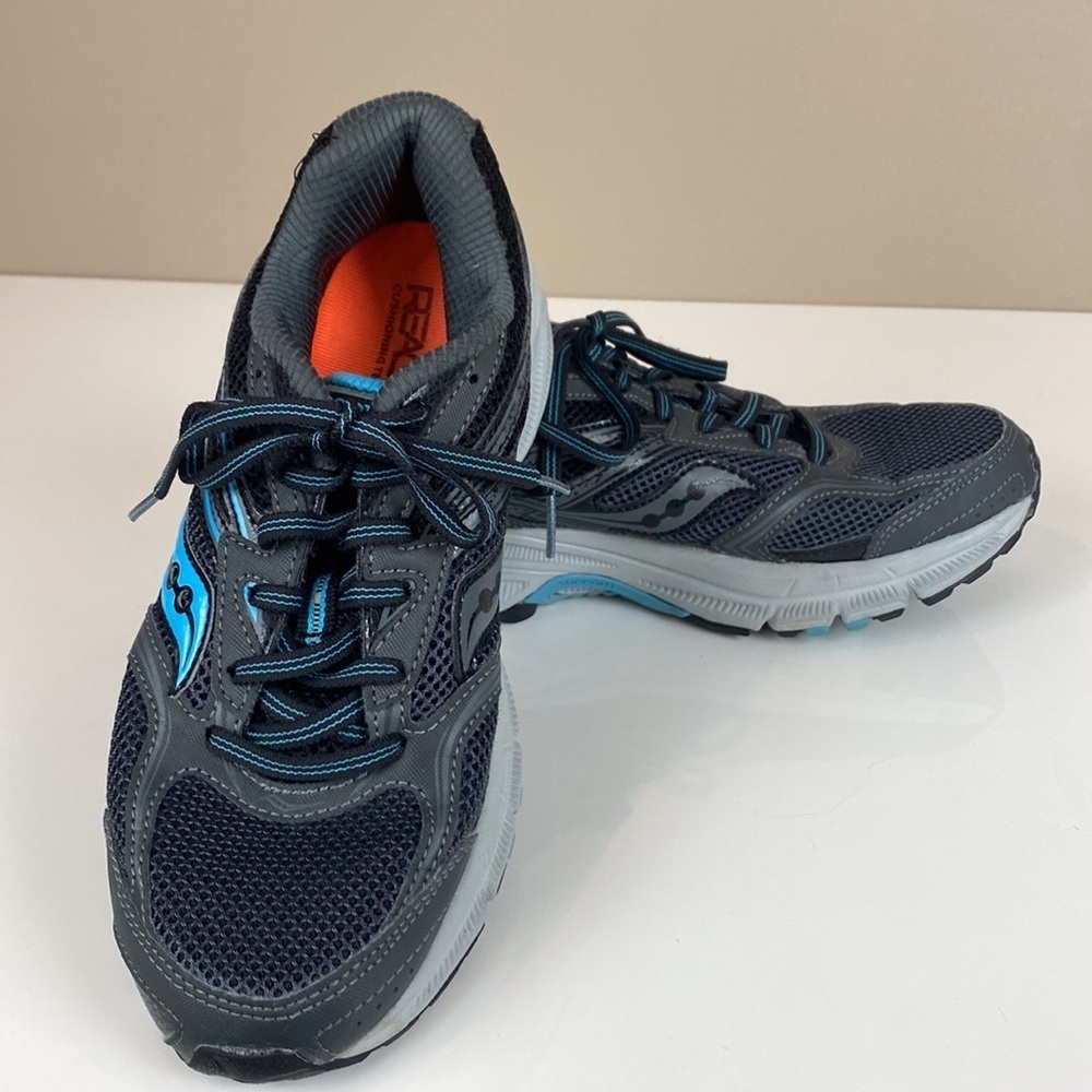 SAUCONY GRID COHESION TR 9 PLUSH LIGHTWEIGHT TRAIL RUNNING SHOE - WOMEN'S Size 8 - Picture 16 of 16